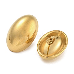 304 Stainless Steel Oval Stud Earrings for Women&nbsp;EJEW-U022-08G