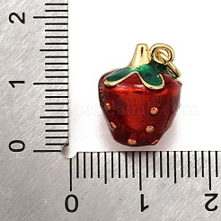 Brass Enamel Pendants&nbsp;KK-K401-47C-G