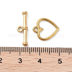 Ion Plating(IP) 304 Stainless Steel Toggle Clasps&nbsp;X-STAS-A092-08B-G