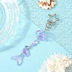 Glass & Lampwork & Acrylic Pendant Decorations&nbsp;KEYC-FS00033-01