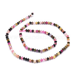 Natural Multicolor Tourmaline Beads Strands&nbsp;G-E569-E04