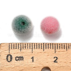 Flocky Opaque Acrylic Beads&nbsp;OACR-I026-01A