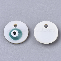 Natural Freshwater Shell Charms&nbsp;SHEL-N026-38A