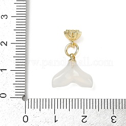 Natural White Agate Charms&nbsp;LS-KK-Z094-04G-03
