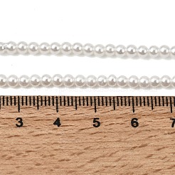 Eco-Friendly Dyed Glass Pearl Round Beads Strands&nbsp;HY-A002-3mm-RB001