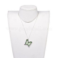 Glass Dangle Earring & Pendant Necklace Jewelry Sets&nbsp;SJEW-JS01076-03