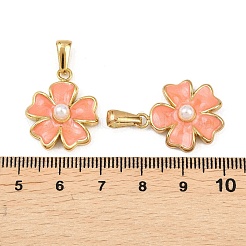 304 Stainless Steel Enamel Pendants&nbsp;STAS-P438-13A-G
