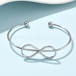 304 Stainless Steel Cuff Bangles&nbsp;BJEW-L682-032P