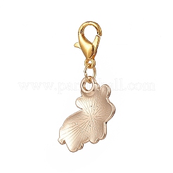 Cute Cow Alloy Enamel Pendant Decorations&nbsp;HJEW-JM00881