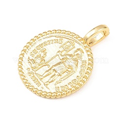 Brass Pendants&nbsp;KK-C162-025B-G