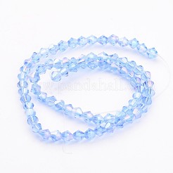 Glass Beads Strands&nbsp;LS-GB4mm22Y-AB
