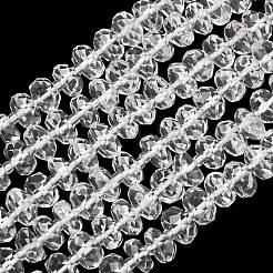 Natural Quartz Crystal Beads Strands&nbsp;G-L642-J05-01