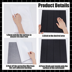 Self-Adhesive Felt Board&nbsp;DIY-WH0591-624A