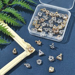 40Pcs 10 Style Alloy Charms&nbsp;ZIRC-FS0001-02