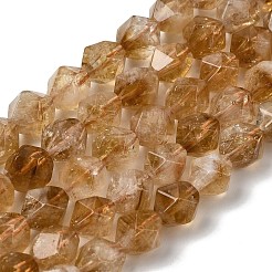 Heated Natural Citrine Beads Strands&nbsp;G-Z119-A37-02