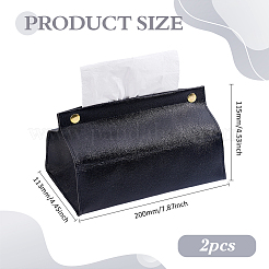 PU Leather Tissue Box&nbsp;AJEW-WH0816-558B