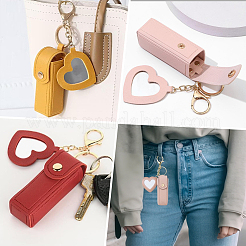 4Pcs 4 Colors PU Leather Lipstick Storage Bags&nbsp;AJEW-SC0003-95B