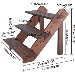 DIY 3 Tier Wooden Display Riser Kit&nbsp;ODIS-WH0029-25B