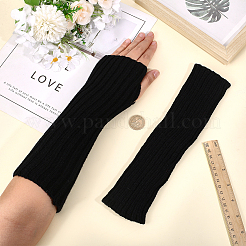 3 Pairs Acrylic Fiber Yarn Knitting Fingerless Gloves&nbsp;AJEW-DJ0001-59B