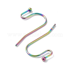 Ion Plating(IP) 316 Stainless Steel Earring Hooks&nbsp;STAS-E145-09M