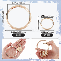 Iron Keychain Clasps&nbsp;FIND-SP0003-72G