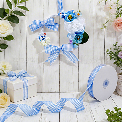 Polyester Tartan Ribbon&nbsp;OCOR-WH0082-574D-03