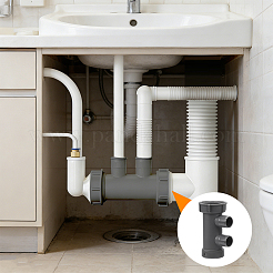 2 Bags PP Plastic Sink Drain Pipe Connector&nbsp;AJEW-NB0009-38