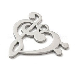 Non-Tarnish 304 Stainless Steel Pendants&nbsp;STAS-K253-06P