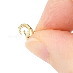 Brass Lobster Claw Clasps&nbsp;KK-P130-093G-NR