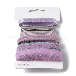 18 Yards 6 Styles Polyester Ribbon&nbsp;SRIB-C001-I02