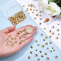 200Pcs 2Styles 304 Stainless Steel Bead Caps&nbsp;STAS-BBC0010-98