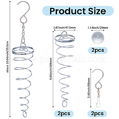 2Pcs Steel Spring Coil Fittings&nbsp;FIND-SP0005-84