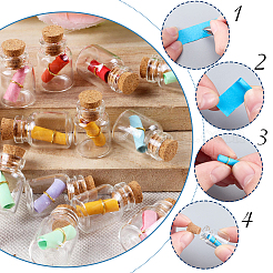 30Pcs Clear Glass Cork Wishing Bottles&nbsp;AJEW-SC0004-34