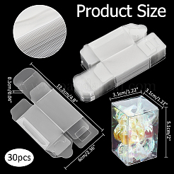 Transparent Plastic PVC Box Gift Packaging&nbsp;CON-WH0085-85A