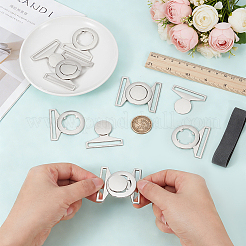 6 Sets Zinc Alloy Side Release Buckles&nbsp;FIND-BC0019-63P