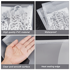 50Pcs 5 Style PP Plastic Envelope&nbsp;AJEW-GL0001-34