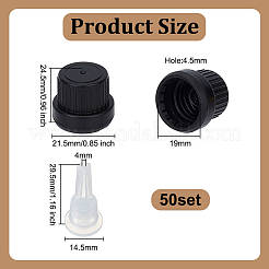 PP Plastic Screw Caps&nbsp;AJEW-WH0248-774A