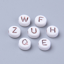 Opaque White Acrylic Beads&nbsp;MACR-S273-47