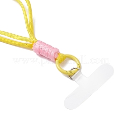Polyester & Spandex Cord Lanyard Patch&nbsp;HJEW-JM04286-03
