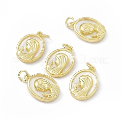 Rack Plating Brass Pendants&nbsp;X-KK-B065-13G