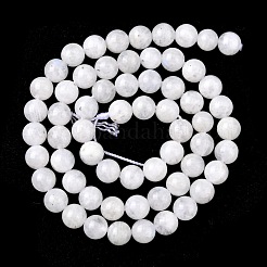 Natural Rainbow Moonstone Beads Strands&nbsp;X-G-C068-6mm-1