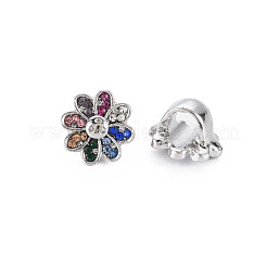 Rack Plating Alloy European Beads&nbsp;MPDL-N039-166