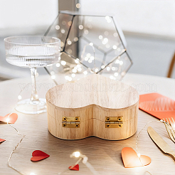 Heart Wood Jewelry Storage Boxes&nbsp;AJEW-CL0005-26