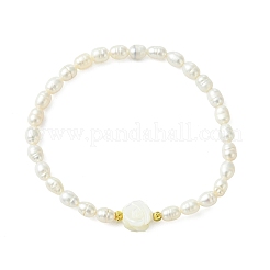 Natural Cultured Freshwater Pearl Stretch Bracelets for Women&nbsp;BJEW-JB14125