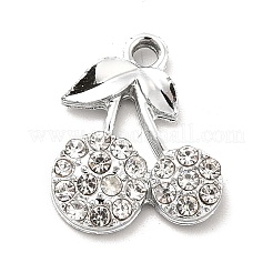 Alloy Rhinestone Pendants&nbsp;ALRI-C007-13P
