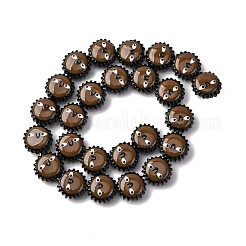 Fuuny Baking Paint Glass Enamel Beads&nbsp;LAMP-Q045-01B