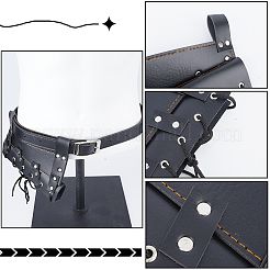 PU Leather with Alloy Waist Fencing Sheath&nbsp;AJEW-WH0419-04B