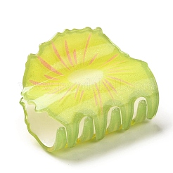 Lemon Pattern Acrylic Claw Hair Clips&nbsp;PHAR-G004-01