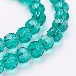 Eco-Friendly Glass Round Beads Strands&nbsp;EGLA-J042-6mm-M02