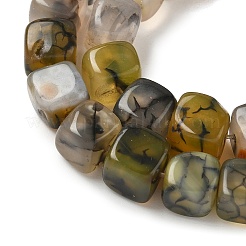 Natural Dragon Veins Agate Beads Strands&nbsp;G-G177-E11-05